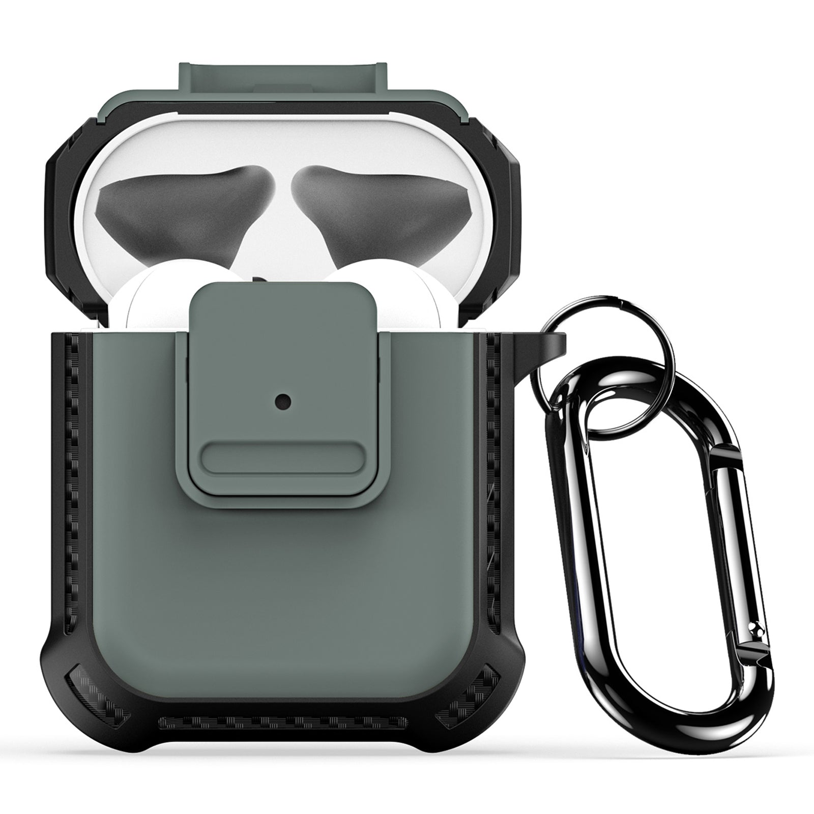 DUX DUCIS PECG Series for Apple AirPods with Charging Case (2016) / (2019) / AirPods with Wireless Charging Case (2019) Earbuds Cover DUX DUCIS PECG Series for Apple AirPods with Charging Case (2016) / (2019) / AirPods with Wireless Charging Case (2019) Earbuds Cover